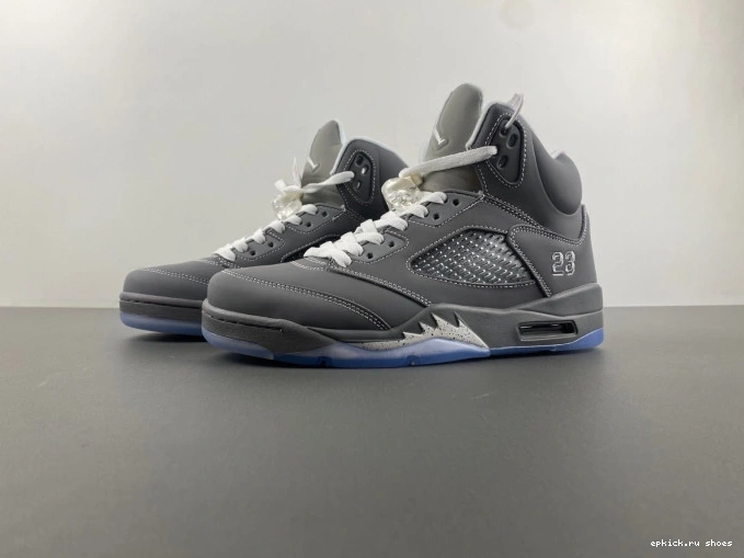 Wolf 136027-005 Air Jordan 5 Retro Grey 0702